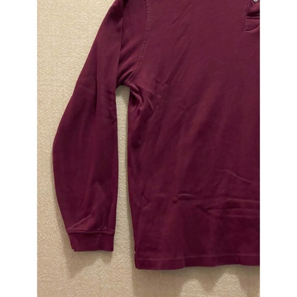 Izod Polo Men's Large Burgundy - Picture 3 of 12
